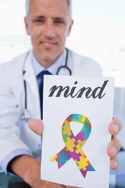 Word mind and male doctor — Stock Photo, Image