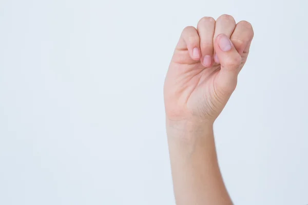 Hand presenting isolated — Stock Photo, Image