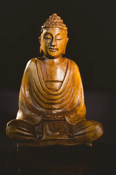 Statue bouddha en bois — Photo