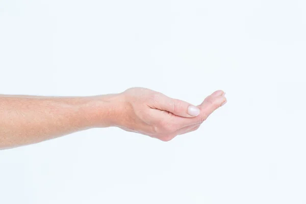女性の手の示すこと — ストック写真