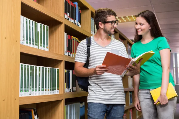 Students reading in the library Stock Image