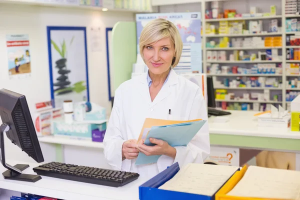 Documentos dos processos farmacêuticos — Fotografia de Stock