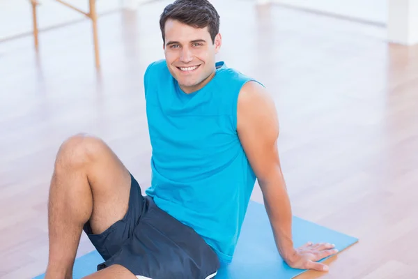 Paciente sorrindo olhando para a câmera — Fotografia de Stock