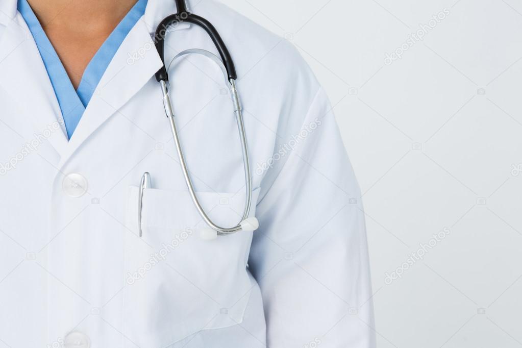 Костюм доктора Candy Boy Daniel (халат, боксеры, стетоскоп, значок), бело-красный, OS 0T-00012289 - Candy Boy - Ролевые эротические мужские костюмы  - Купить