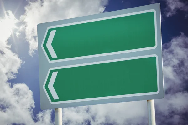 Signpost arrows with copy space — Stock Photo, Image