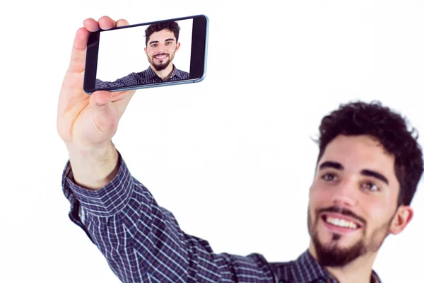 Przypadkowy mężczyzna selfie — Zdjęcie stockowe