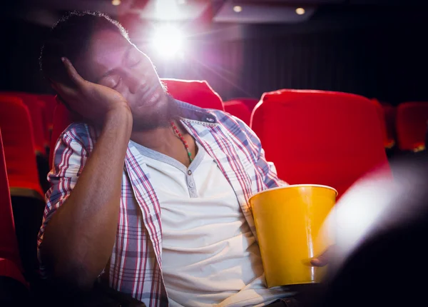 Young man sleeping in chair — Stock Photo, Image