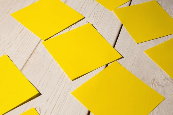 Yellow post its — Stock Photo, Image