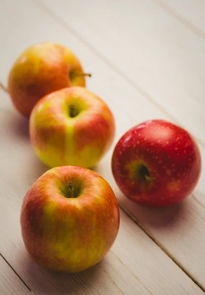 Manzanas rojas frescas —  Fotos de Stock