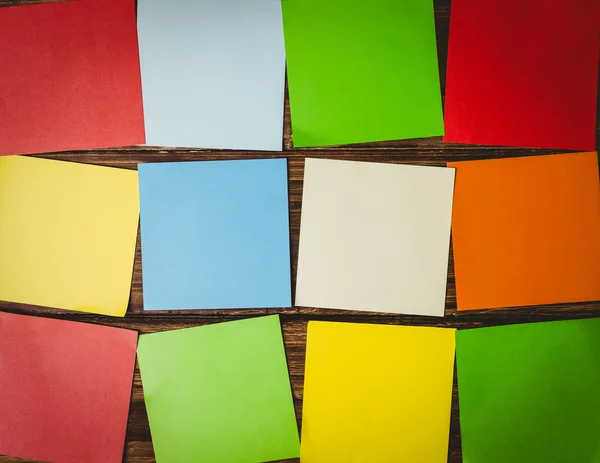 Colorful sticky post its — Stock Photo, Image