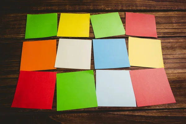 Colorful sticky post its — Stock Photo, Image