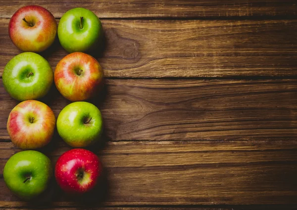 Čerstvá jablka barevné — Stock fotografie