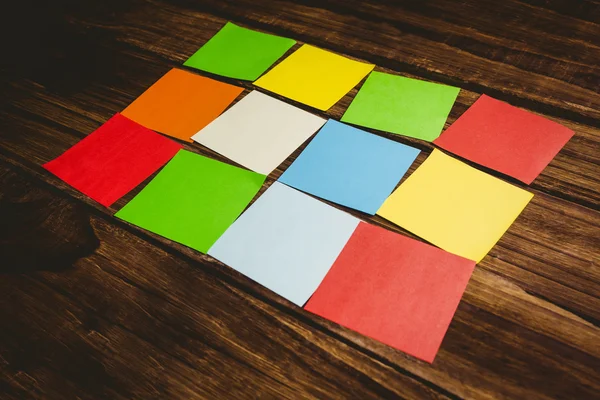 Colorful sticky post its — Stock Photo, Image