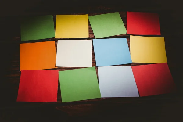 Colorful sticky post its — Stock Photo, Image