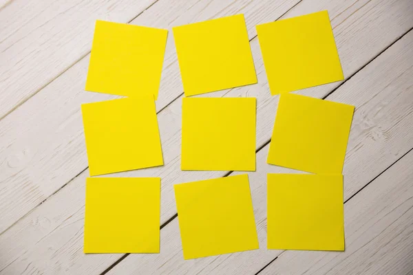 Yellow post its — Stock Photo, Image