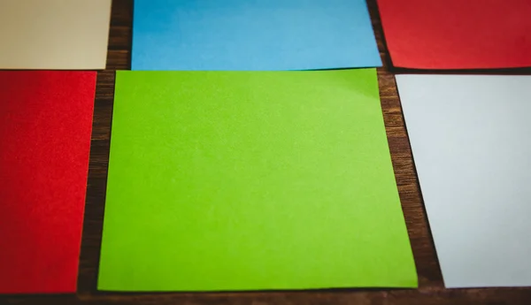 Colorful sticky post its — Stock Photo, Image