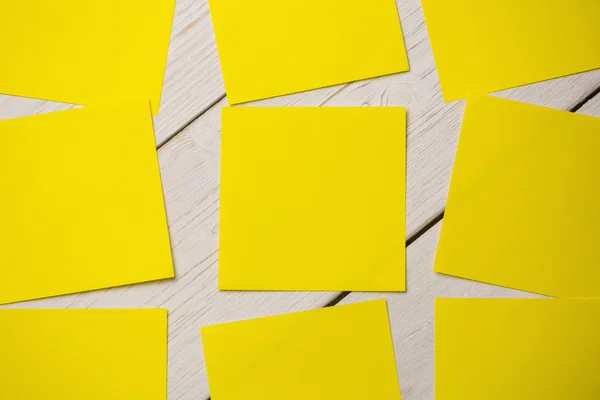 Yellow post its — Stock Photo, Image