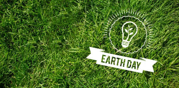 Composite image of earth day graphic — Stock Photo, Image