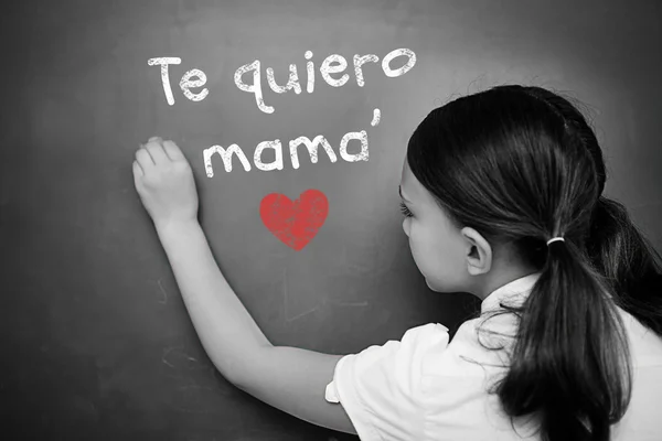 Composite image of spanish mothers day message — Stock Photo, Image