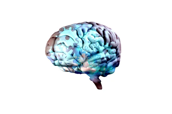 Composite image of brain — Stock Photo, Image