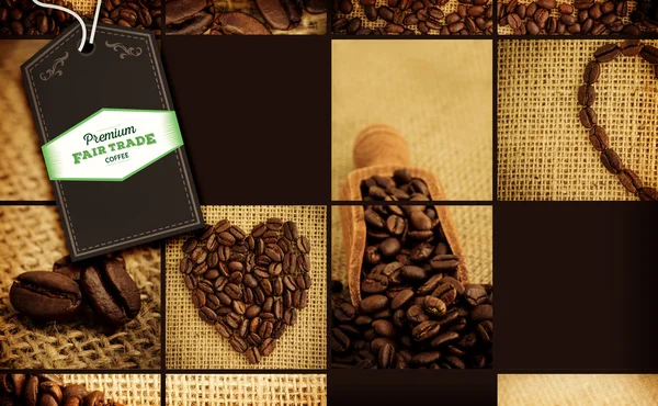 Composite image of fair trade graphic — Stock Photo, Image