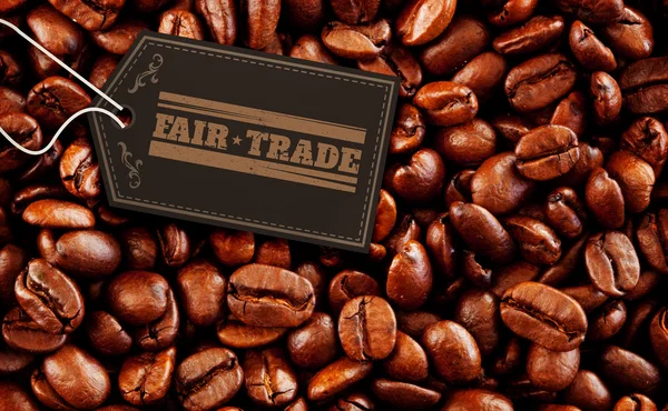 Složený obraz fair trade grafiky — Stock fotografie