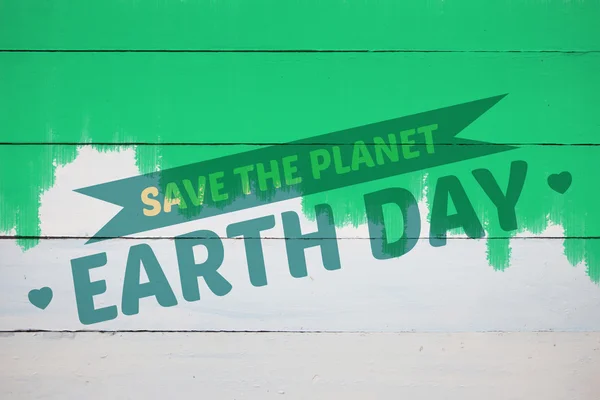 Composite image of save the planet — Stock Photo, Image