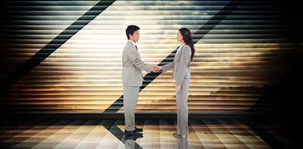 Business people shaking hands — Stock Photo, Image