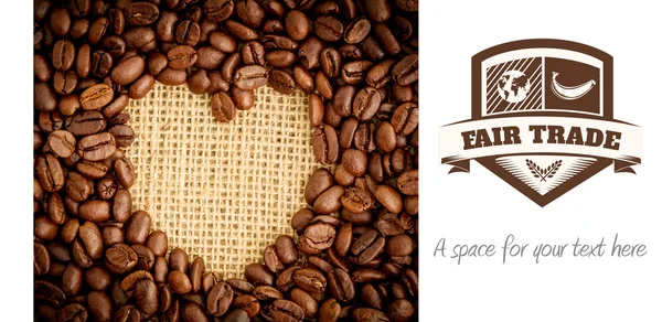 Composite image of fair trade graphic — Stock Photo, Image