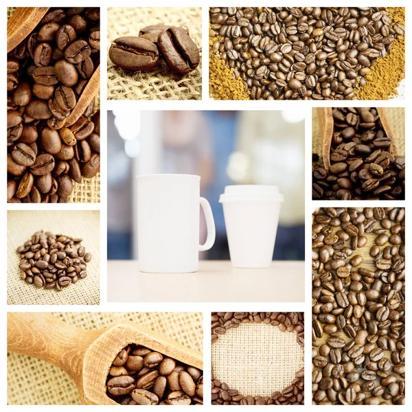 Composite image of close up of mug on the desk — Stock Photo, Image