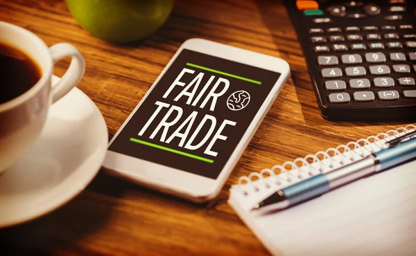 Composite image of fair trade — Stock Photo, Image