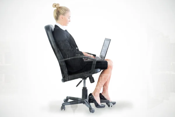 Business woman sitting — Stock Photo, Image