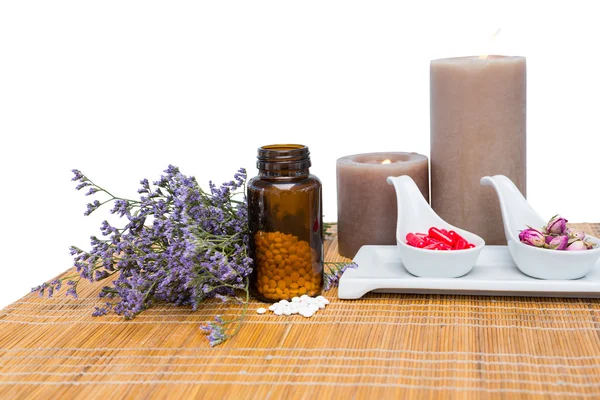 Natural products for aromatherapy — Stockfoto