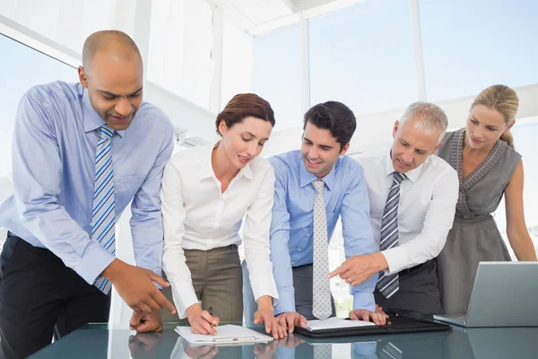 Business team during meeting — Stock Photo, Image