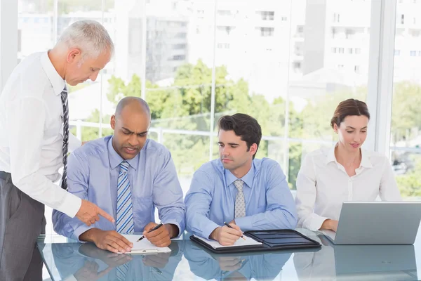 Business team during meeting Stock Image