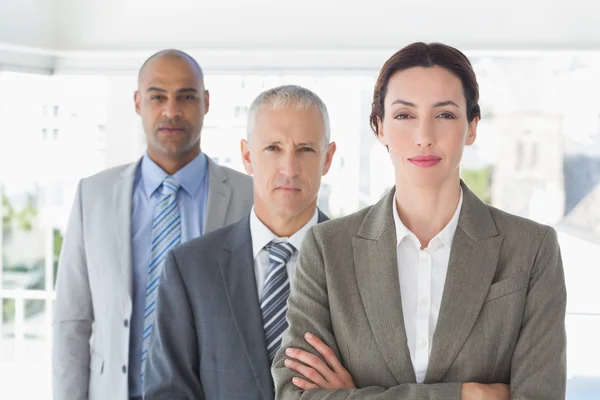 Business colleagues looking at camera — Stock Photo, Image