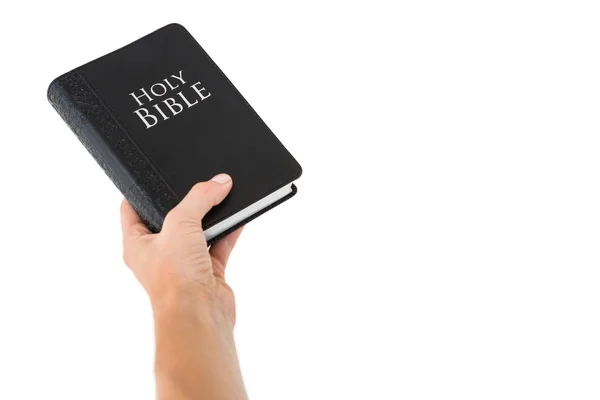 Hand holding bible — Stock Photo, Image