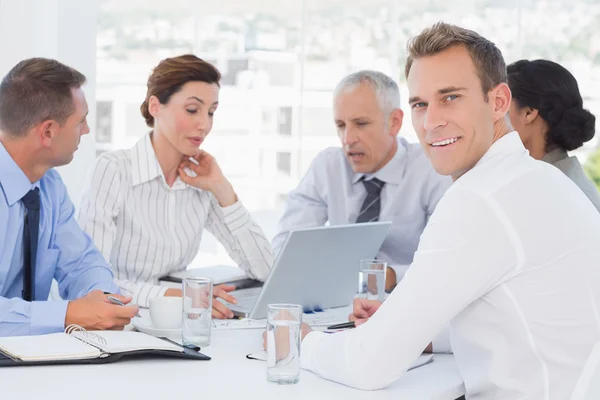 Business team having a meeting — Stock Photo, Image