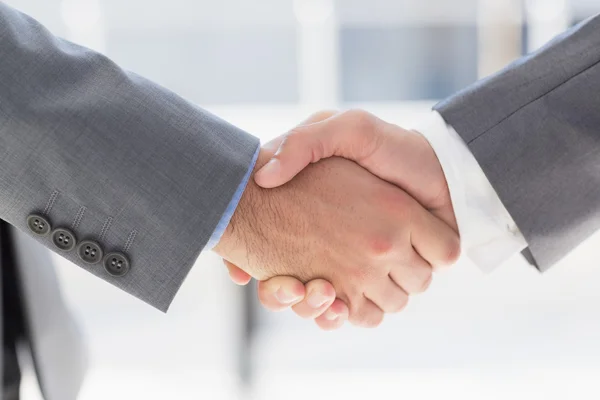 Business colleagues greeting each other — Stock Photo, Image