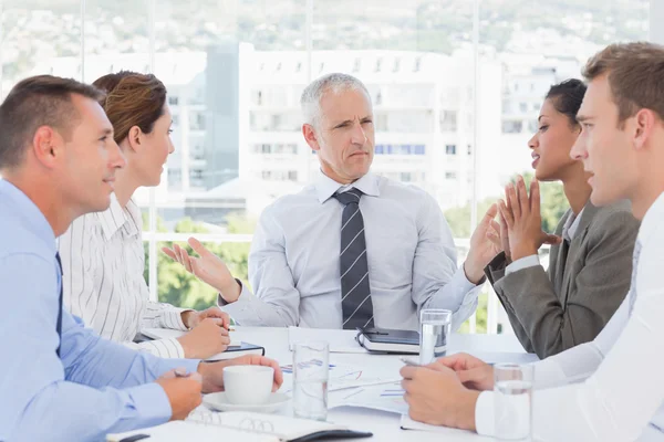 Business team having a meeting — Stock Photo, Image
