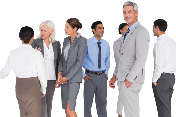 Gente de negocios hablando juntos — Foto de Stock