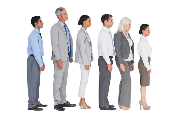 Business people standing behind other — Stock Photo, Image