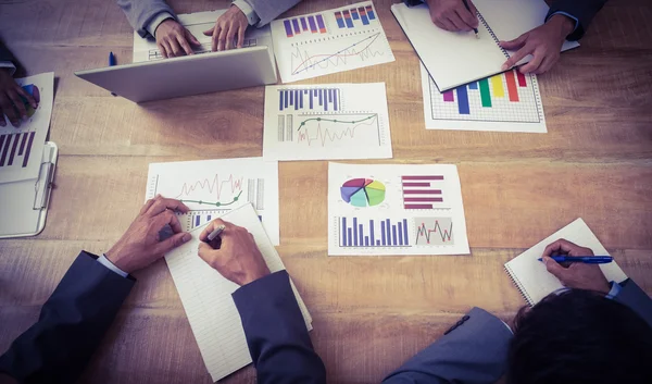 Business people in board room meeting — Stock Photo, Image