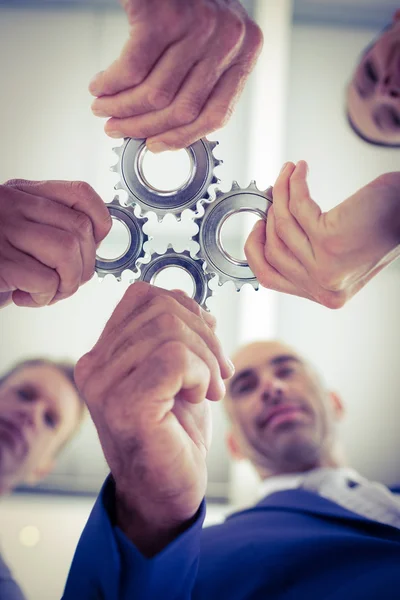 Equipo de negocios resolviendo un problema — Foto de Stock