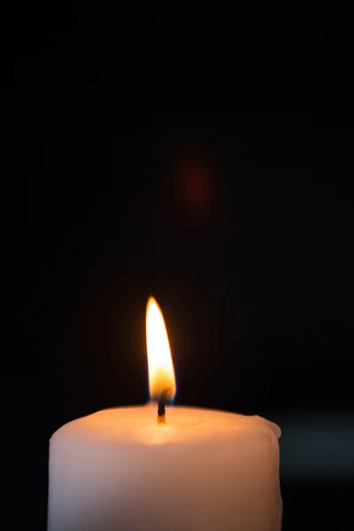 Blazing candle Stock Image