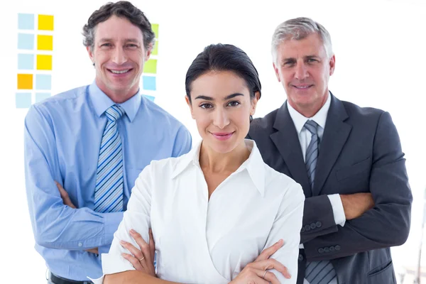 Business people brainstorming together — Stock Photo, Image