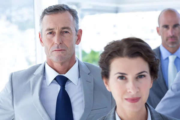 Serious businessman looking at camera — Stock Photo, Image