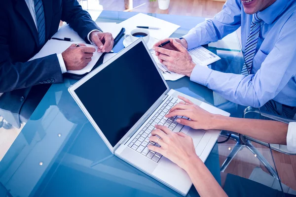 Business people having a meeting — Stock Photo, Image