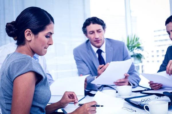 Business team having a meeting — Stock Photo, Image