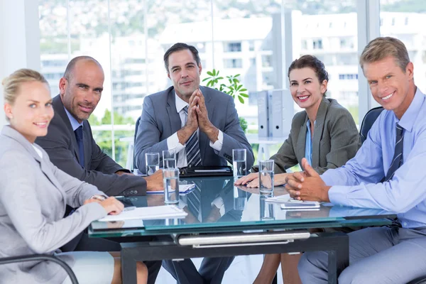 Zakelijke team tijdens vergadering — Stockfoto